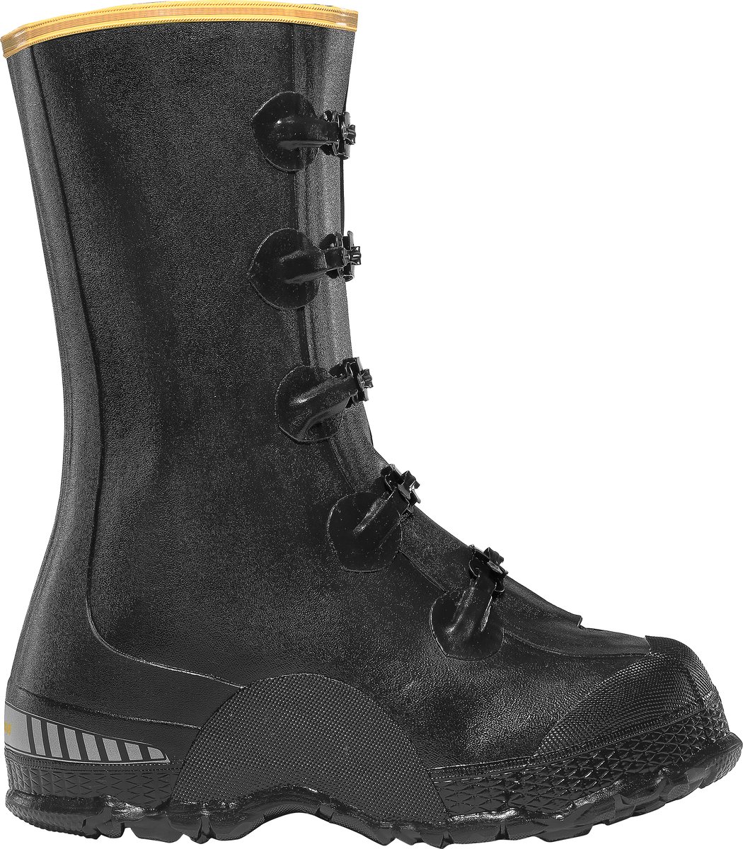 ZXT Buckle Deep Heel Overshoe 14" Black
