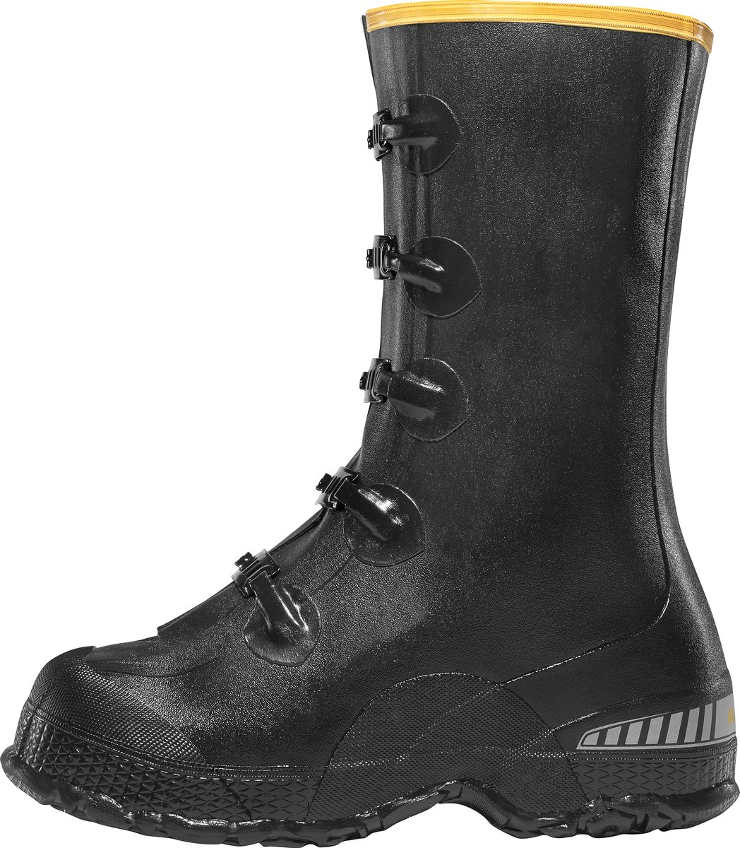 ZXT Buckle Deep Heel Overshoe 14" Black