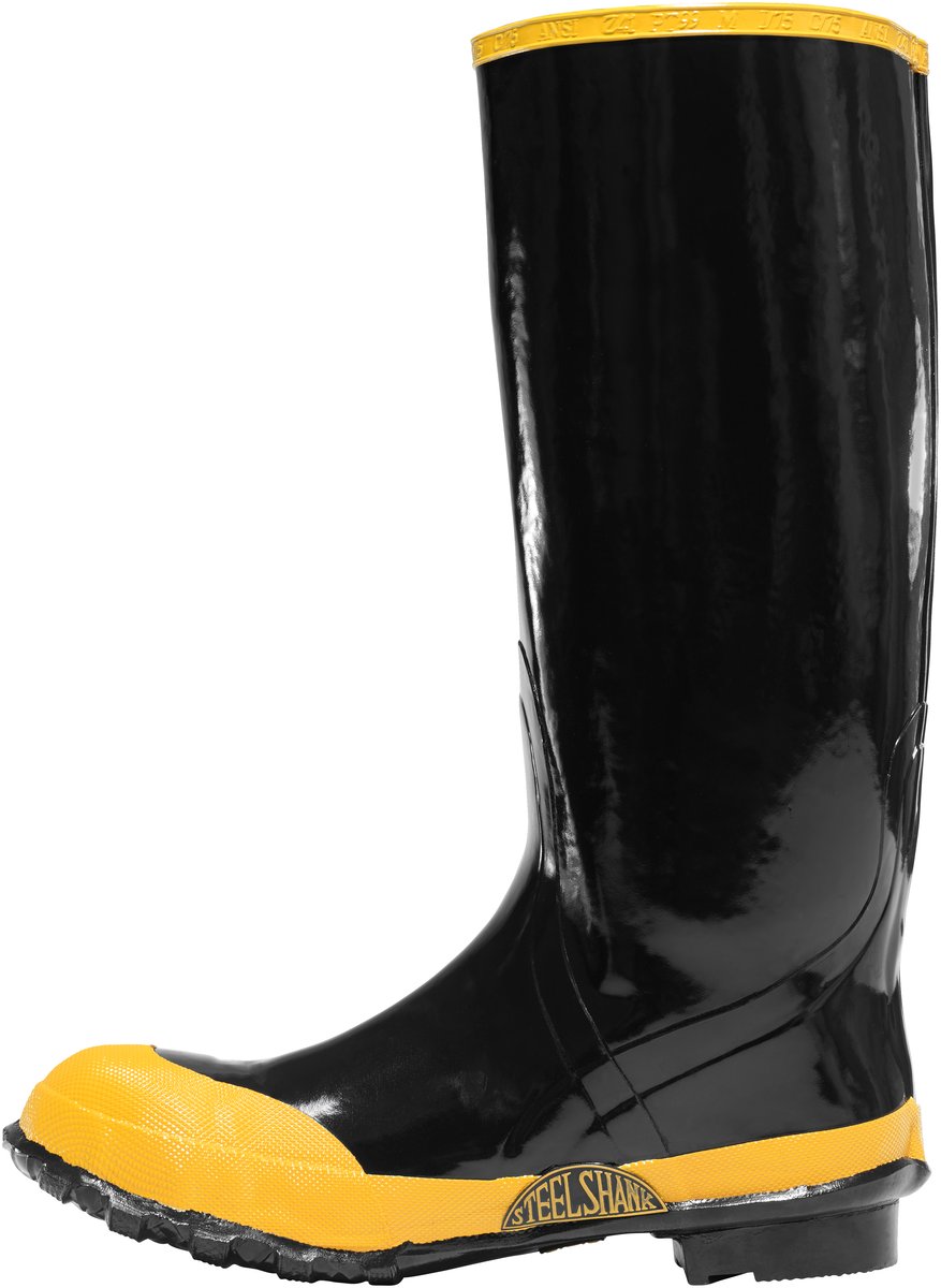 Economy Knee Boot 16" Black ST