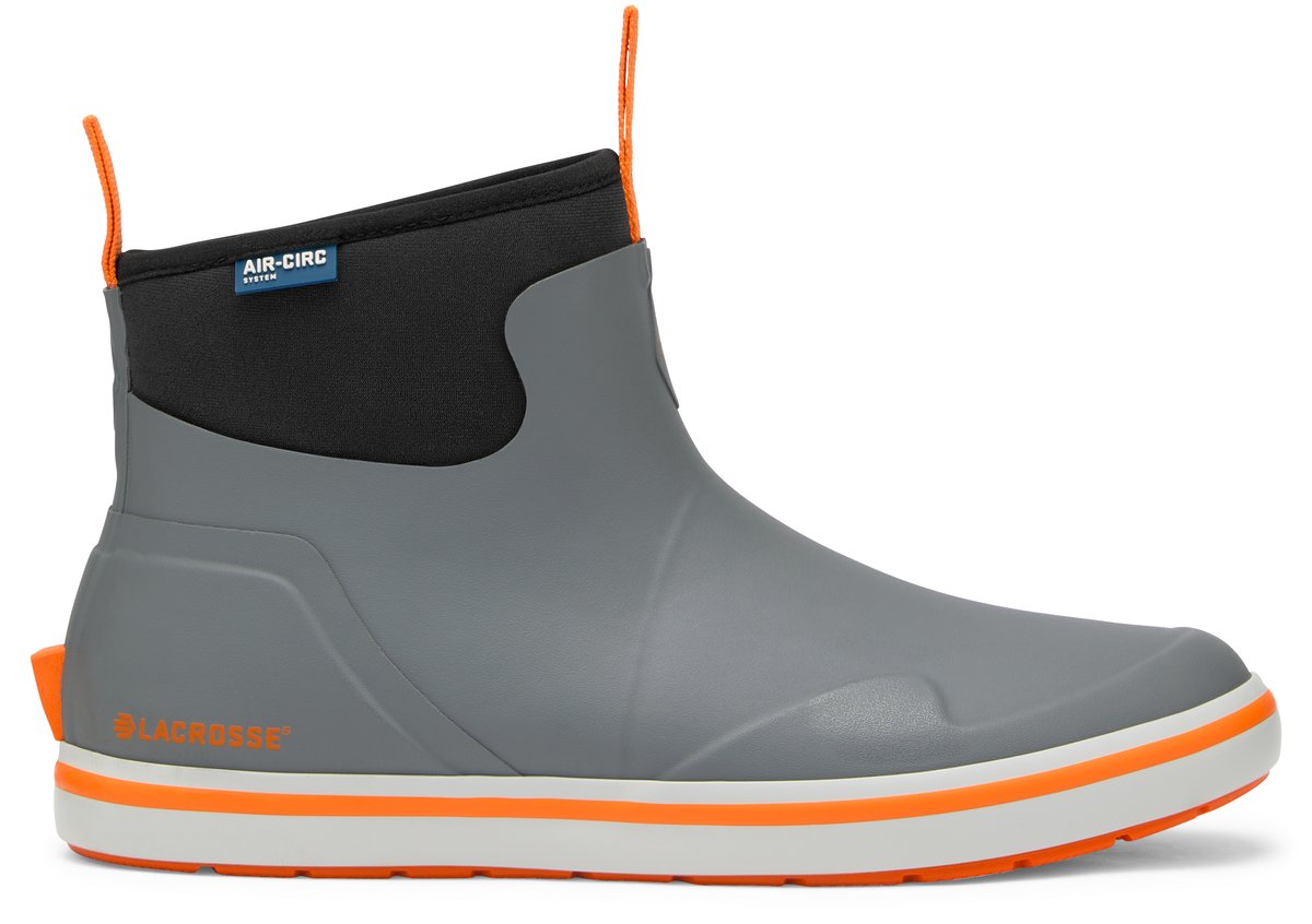 Alpha Deck Boot 6" Gray/Orange