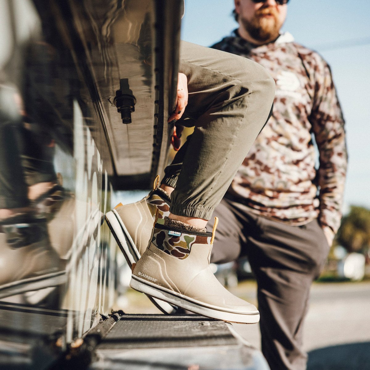 Alpha Deck Boot 6" Timber Wolf/Camo