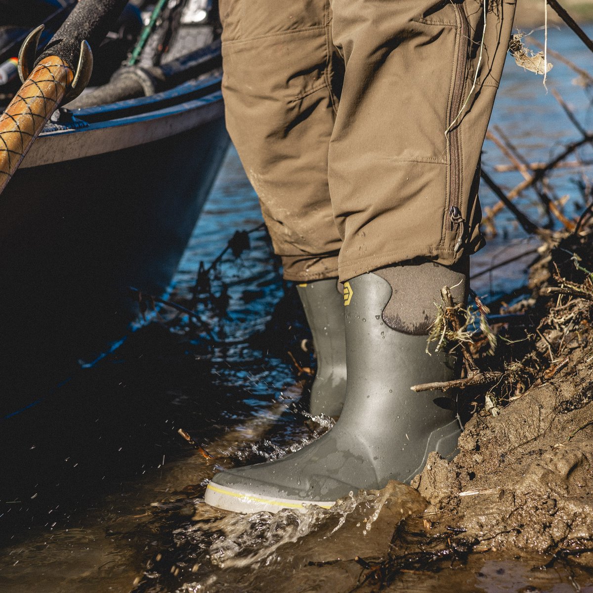 Alpha Deck Boot 12" Major Brown