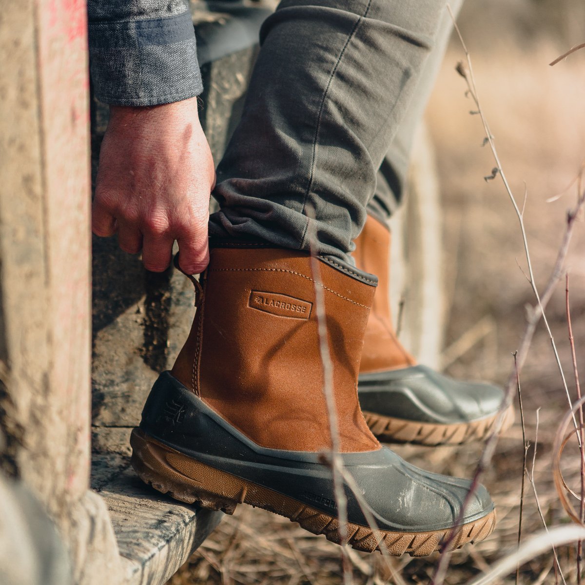 Aero Timber Top Zip 8" Clay Brown Shearling
