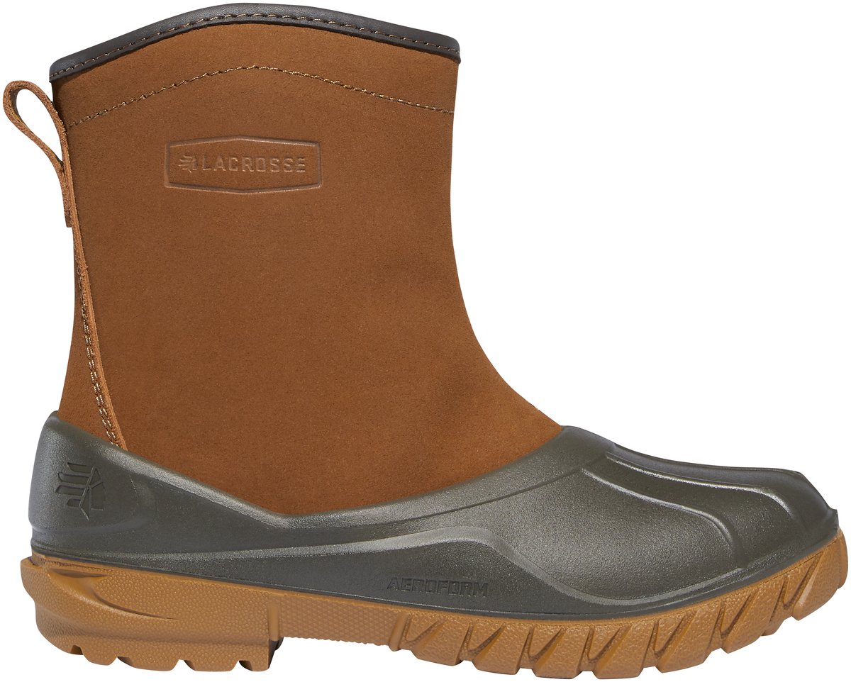 Women's Aero Timber Top Zip 6" Clay Brown Shearling