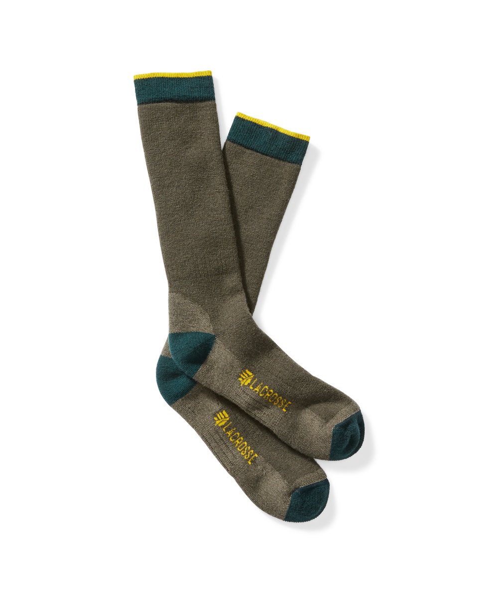 LaCrosse Wool Midweight Crew OD Green