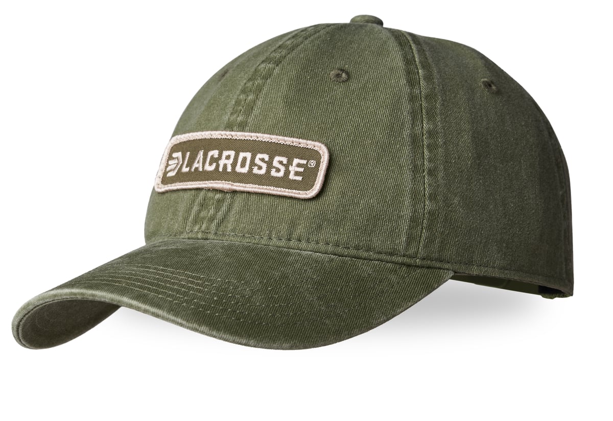 LaCrosse Light Olive Embroidered Patch Hat