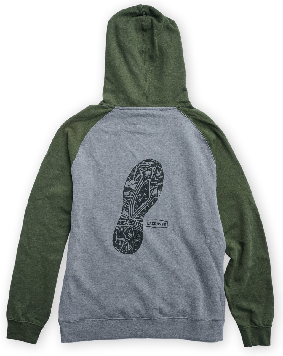 LaCrosse Bootprint Sweatshirt Gray/Green