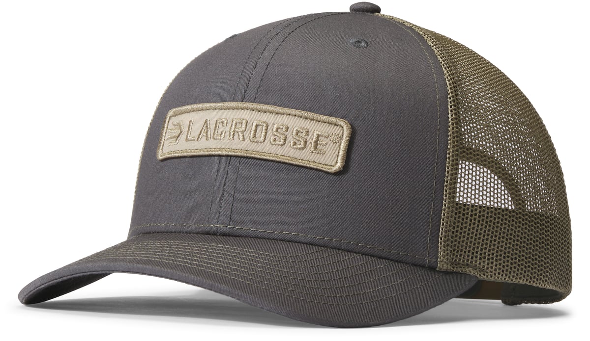 LaCrosse Embroidered Trucker Charcoal/Loden