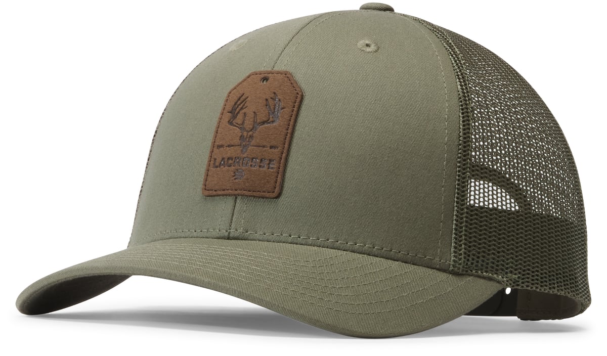 LaCrosse Whitetail Leather Patch Trucker Loden