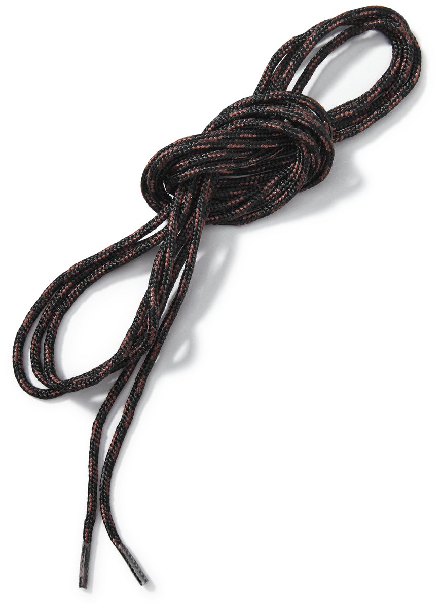 Laces 66" Black Brown Tick