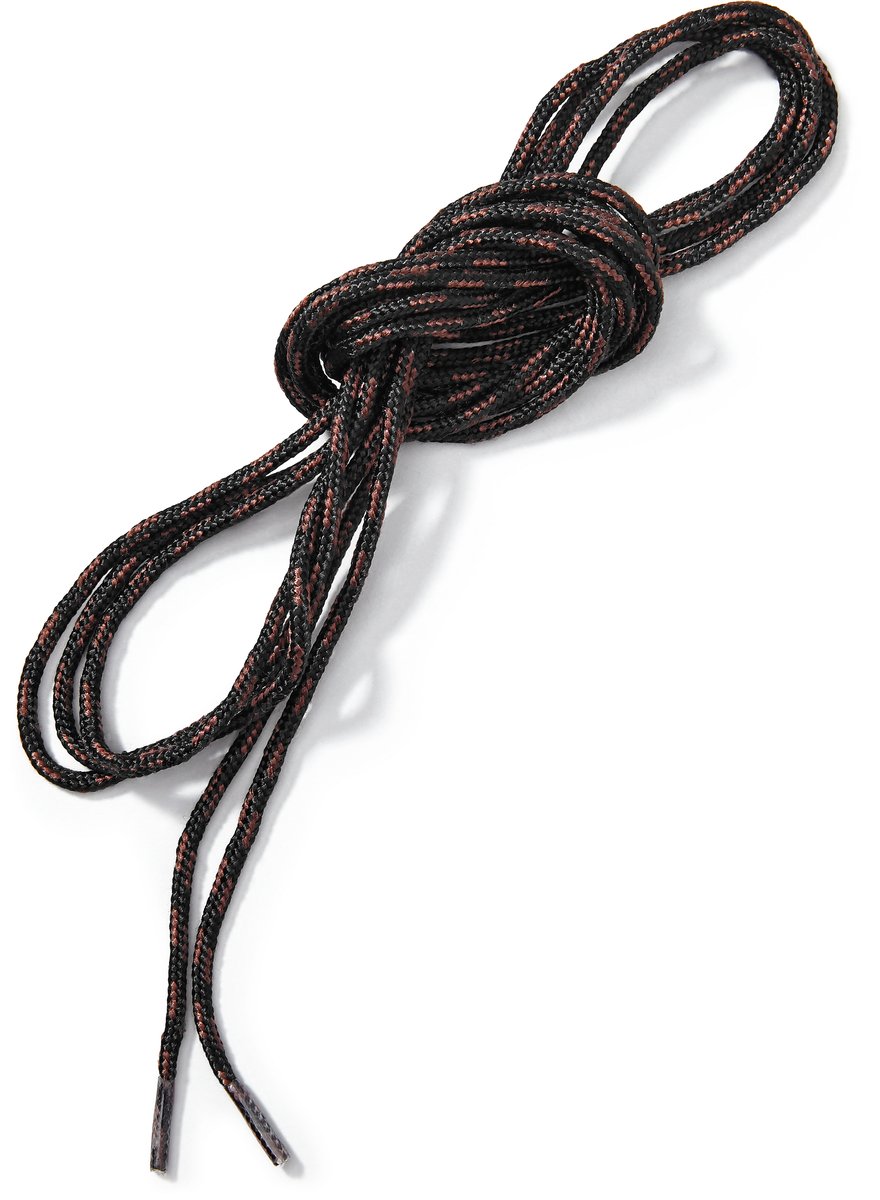 Laces 76" Black Brown Tick
