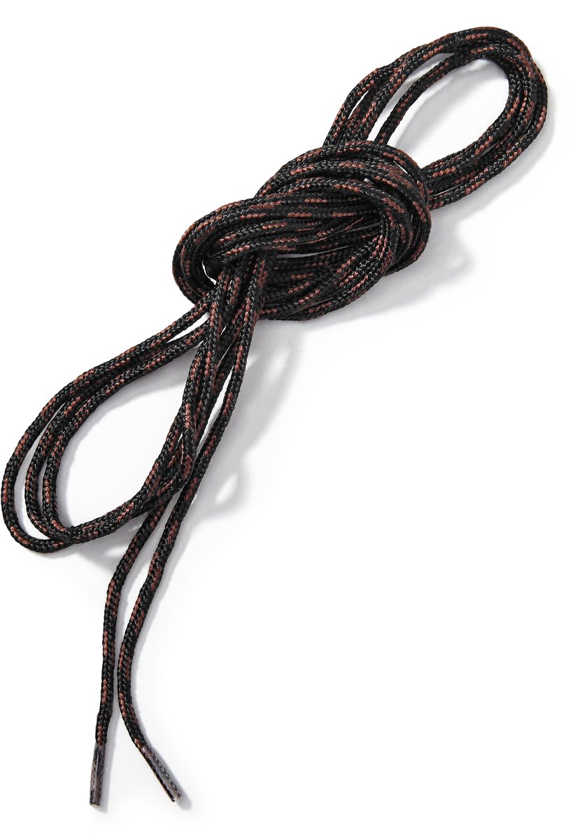 Laces 104" Black Brown Tick