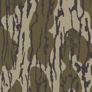 a swatch of Mossy Oak Bottomland camo
