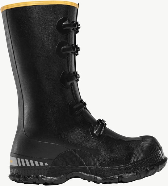 ZXT Buckle Wedge Overshoe 14&quot; Black