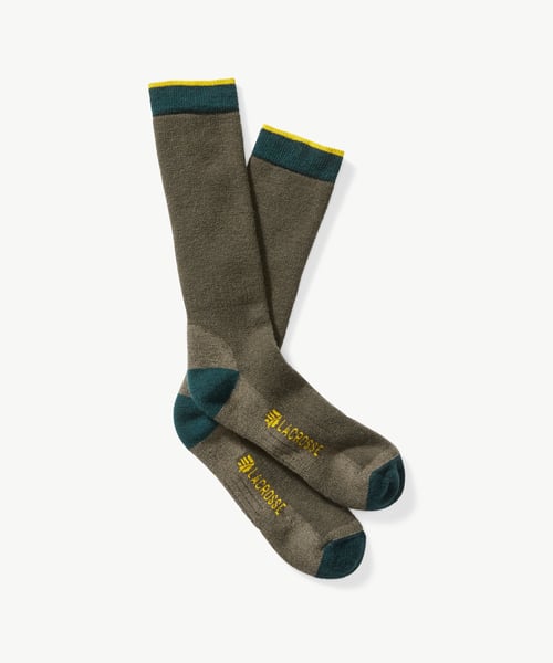 LaCrosse Wool Midweight Crew OD Green
