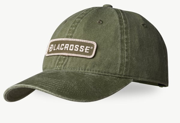 LaCrosse Light Olive Embroidered Patch Hat